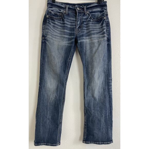 BKE Jeans Mens Size 30x30(30x29) Blue Aiden Bootcut Denim Western - Picture 1 of 12